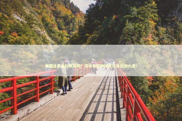 泰国法事真的很灵吗？探索泰国神秘文化背后的力量！