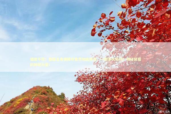 感激不尽！泰国五鬼情降术竟然如此神奇，一般多久见效？揭秘背后的神秘力量！