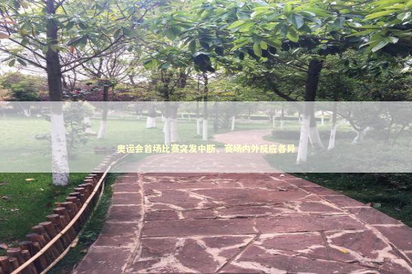 奥运会首场比赛突发中断，赛场内外反应各异