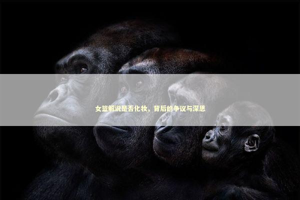 女篮解说是否化妆，背后的争议与深思