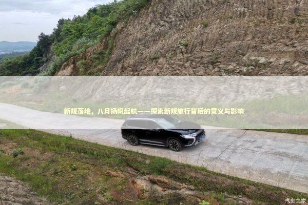 新规落地，八月扬帆起航——探索新规施行背后的意义与影响