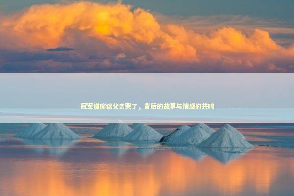 冠军谢瑜谈父亲哭了，背后的故事与情感的共鸣