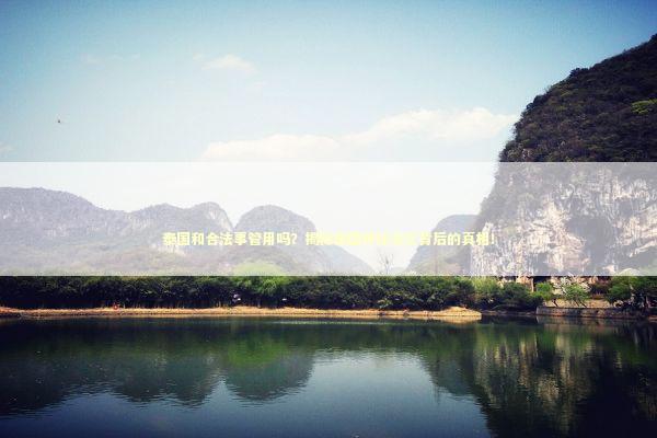 泰国和合法事管用吗？揭秘泰国神秘文化背后的真相！